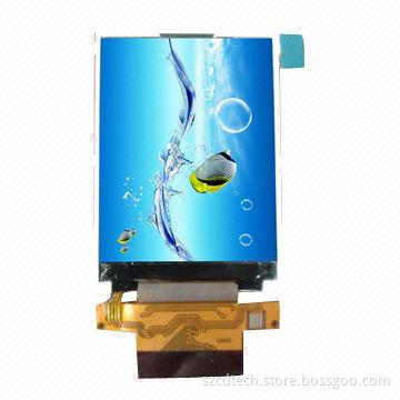 2.2-inch 240 x 320p TFT LCD Module, 3 LED Backlight, MCU-18-bit Interface, 45-pin Weld Connect